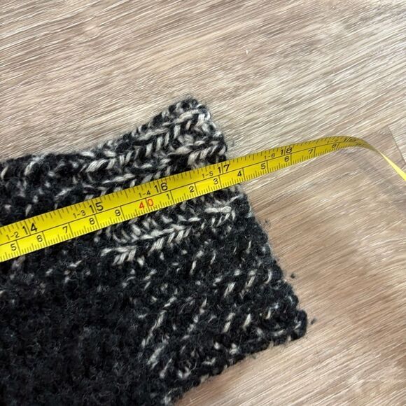 Denim & Supply Ralph Lauren Sweater Women's XS Grey Plaid 100% Wool Oversized - Picture 8 of 8